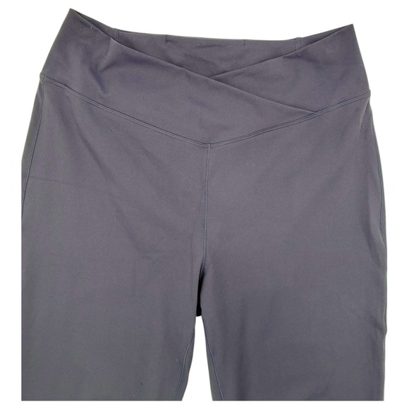 HALARA Midnight Blue Flared Yoga Pants Womens XL Stretch - Picture 4 of 8